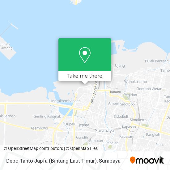 Depo Tanto Japfa (Bintang Laut Timur) map