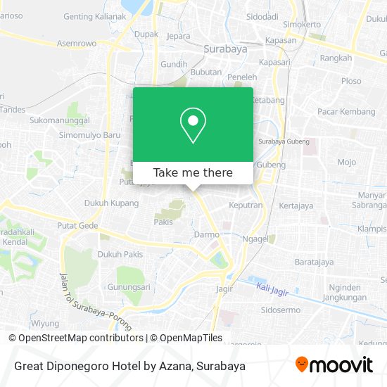 Great Diponegoro Hotel by Azana map