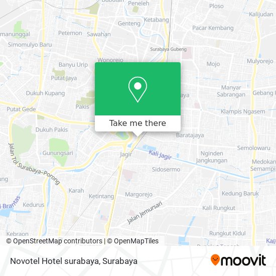 Novotel Hotel surabaya map