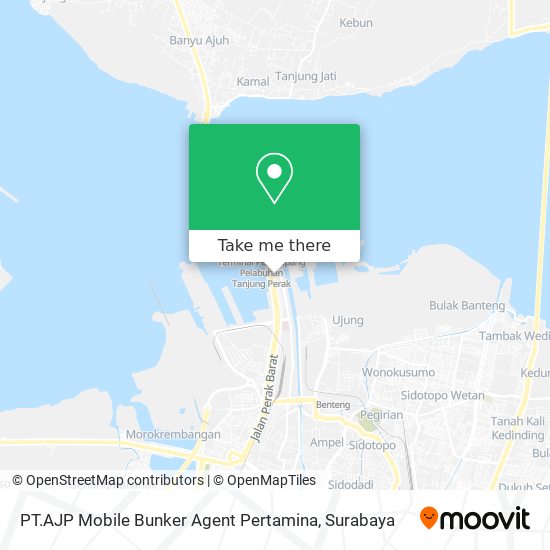 PT.AJP Mobile Bunker Agent Pertamina map