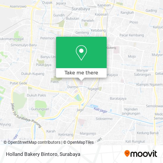 Holland Bakery Bintoro map