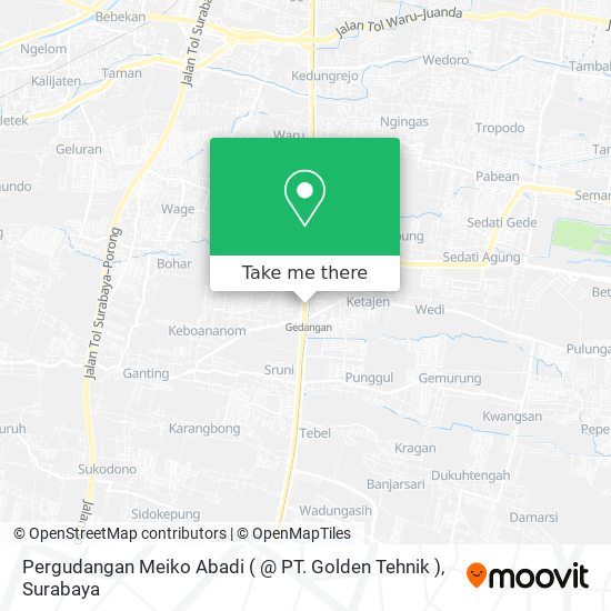 Pergudangan Meiko Abadi ( @ PT. Golden Tehnik ) map