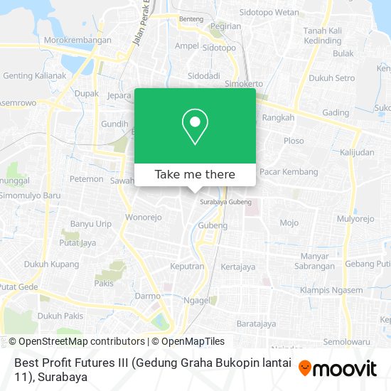 Best Profit Futures III (Gedung Graha Bukopin lantai 11) map