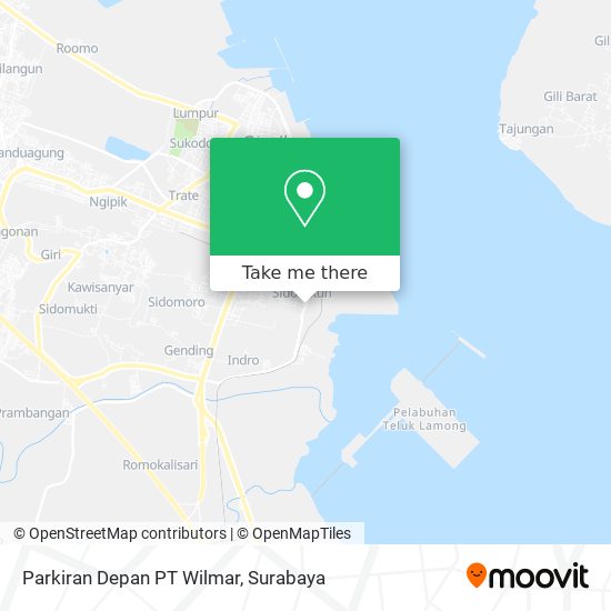 Parkiran Depan PT Wilmar map