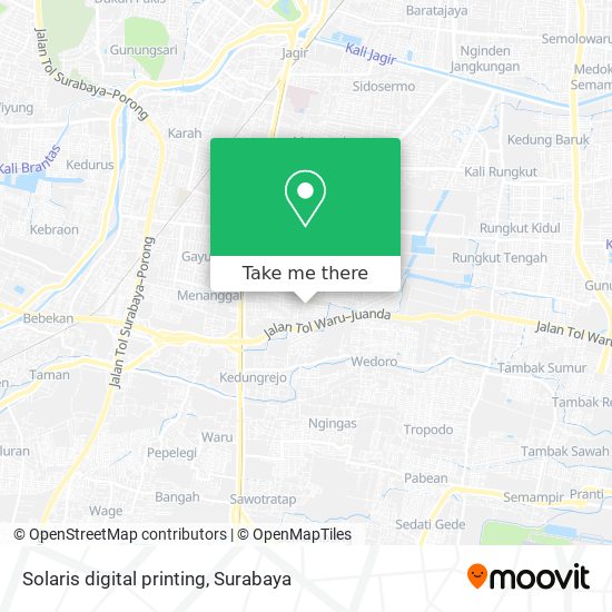 Solaris digital printing map