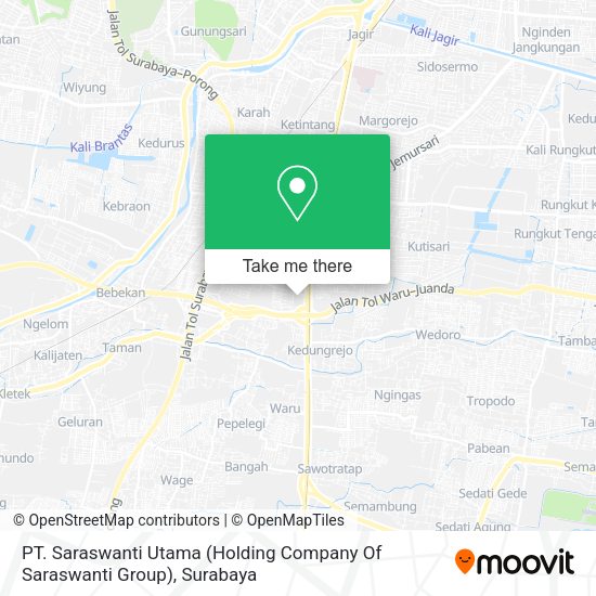 PT. Saraswanti Utama (Holding Company Of Saraswanti Group) map