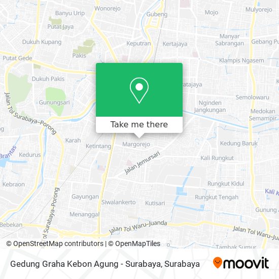 Gedung Graha Kebon Agung - Surabaya map