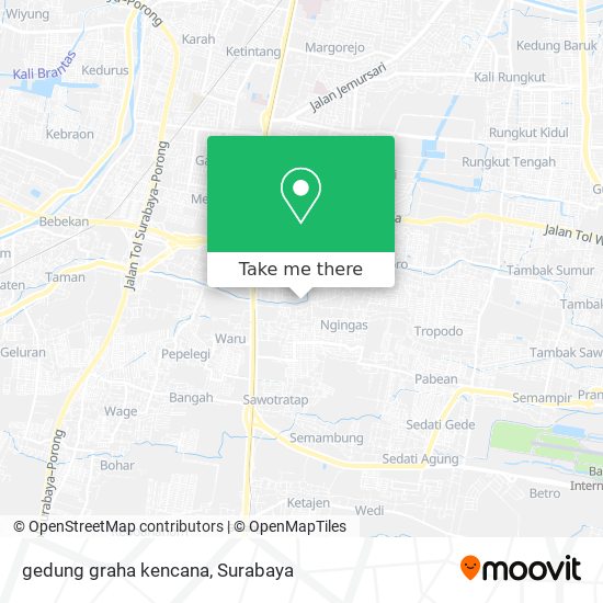 gedung graha kencana map