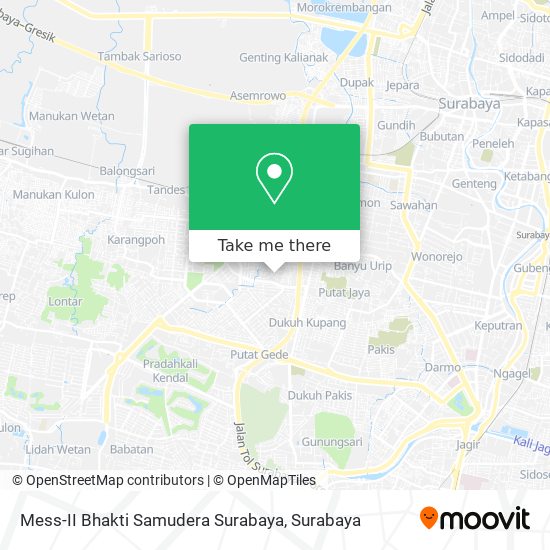 Mess-II Bhakti Samudera Surabaya map