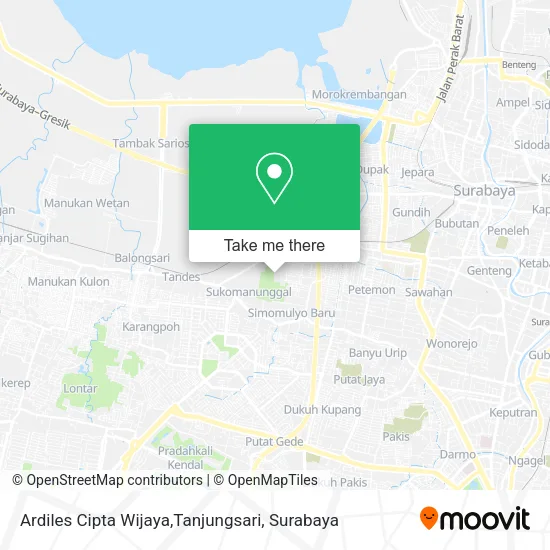 Ardiles Cipta Wijaya,Tanjungsari map