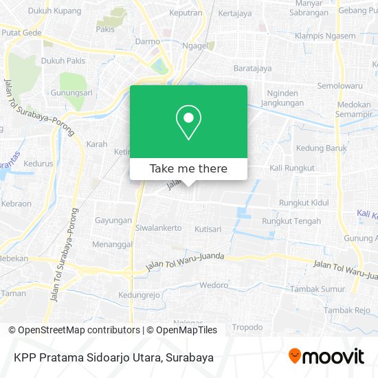 KPP Pratama Sidoarjo Utara map