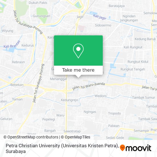 Petra Christian University (Universitas Kristen Petra) map