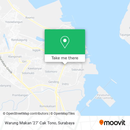 Warung Makan '27' Cak Tono map