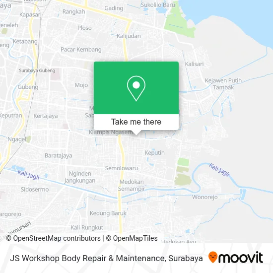 JS Workshop Body Repair & Maintenance map