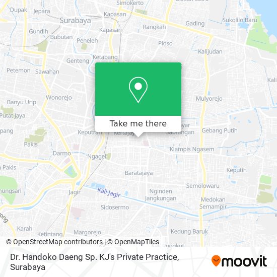 Dr. Handoko Daeng Sp. KJ's Private Practice map