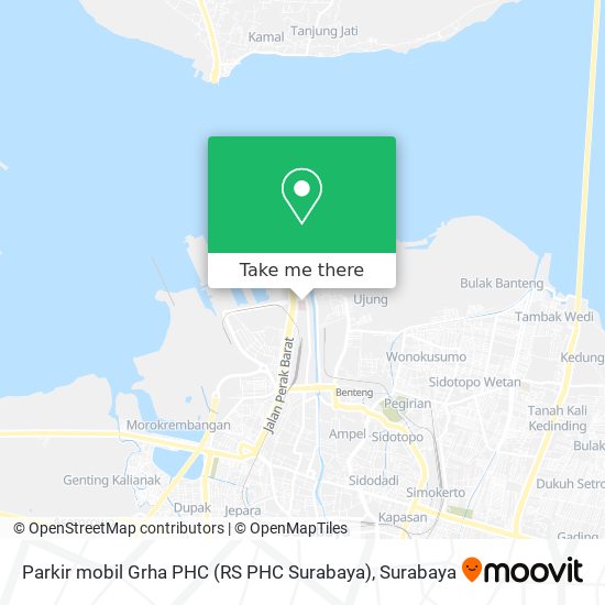 Parkir mobil Grha PHC (RS PHC Surabaya) map