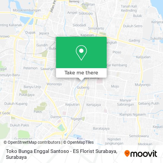 Toko Bunga Enggal Santoso - ES Florist Surabaya map