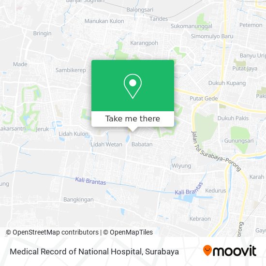 Medical Record of National Hospital map