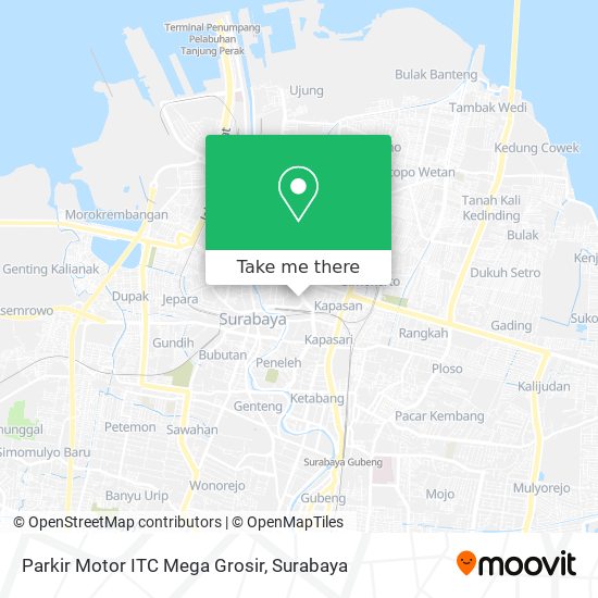 Parkir Motor ITC Mega Grosir map