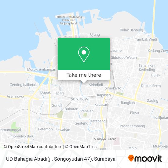UD Bahagia Abadi(jl. Songoyudan 47) map