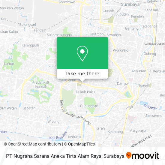 PT Nugraha Sarana Aneka Tirta Alam Raya map