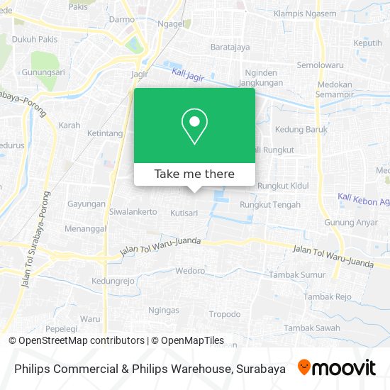 Philips Commercial & Philips Warehouse map