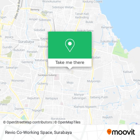 Revio Co-Working Space map