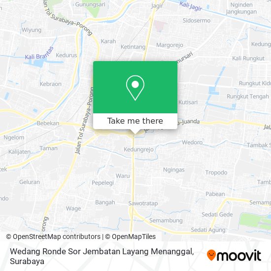 Wedang Ronde Sor Jembatan Layang Menanggal map