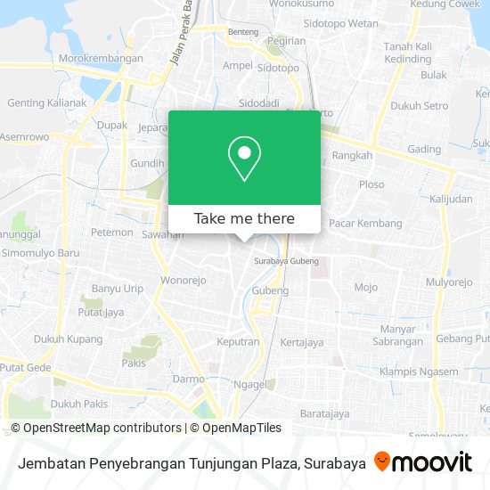 Jembatan Penyebrangan Tunjungan Plaza map