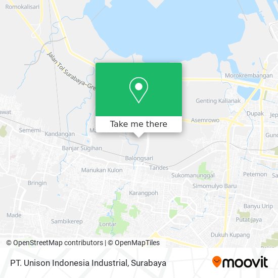 PT. Unison Indonesia Industrial map