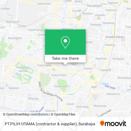 PT.PILIH UTAMA (contractor & supplier) map