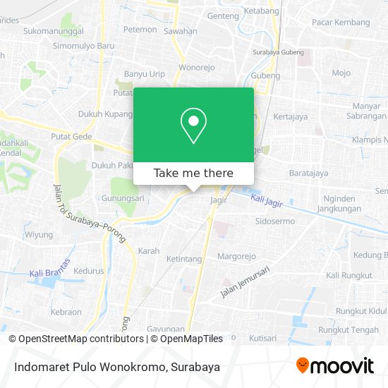 Indomaret Pulo Wonokromo map