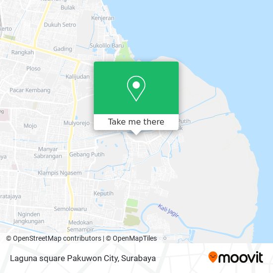 Laguna square Pakuwon City map