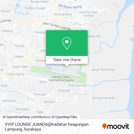 VVIP LOUNGE JUANDA@Kedatun Keagungan Lampung map