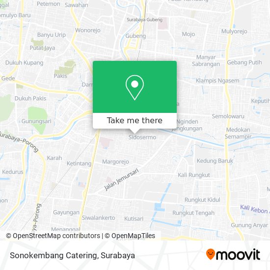 Sonokembang Catering map