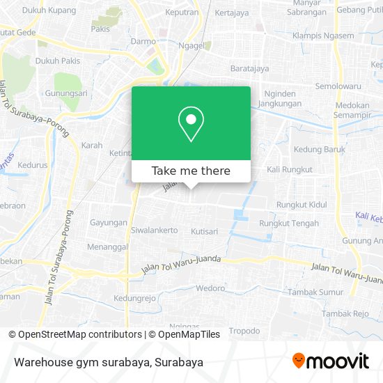 Warehouse gym surabaya map