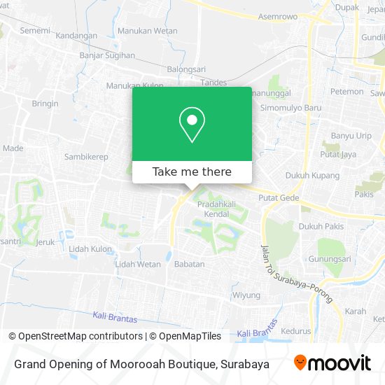 Grand Opening of Moorooah Boutique map