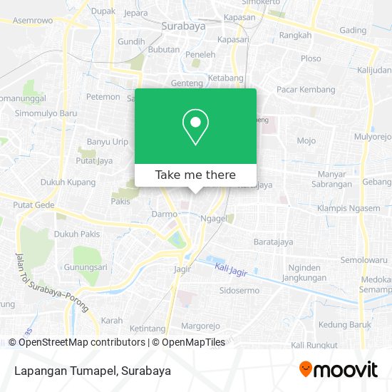 Lapangan Tumapel map