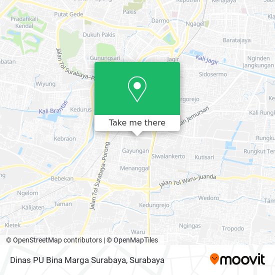 Dinas PU Bina Marga Surabaya map