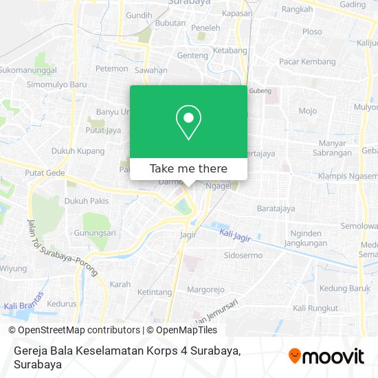 Gereja Bala Keselamatan Korps 4 Surabaya map