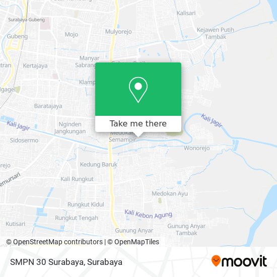 SMPN 30 Surabaya map