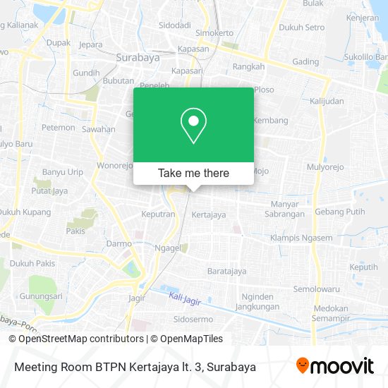 Meeting Room BTPN Kertajaya lt. 3 map
