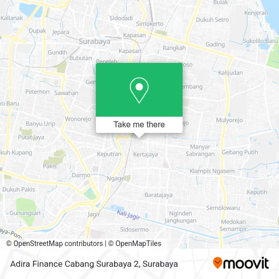 Adira Finance Cabang Surabaya 2 map
