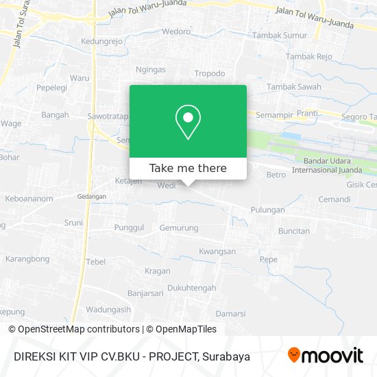 DIREKSI KIT VIP CV.BKU - PROJECT map