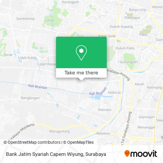 Bank Jatim Syariah Capem Wiyung map