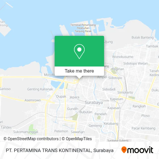 PT. PERTAMINA TRANS KONTINENTAL map