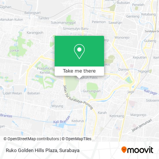 Ruko Golden Hills Plaza map