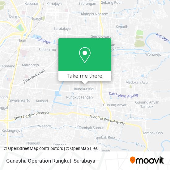 Ganesha Operation Rungkut map