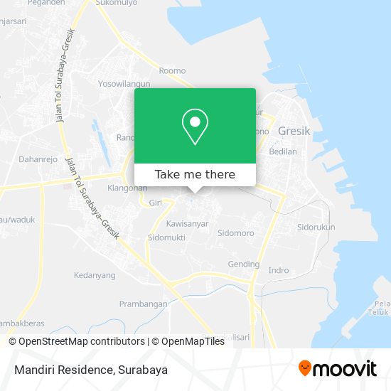 Mandiri Residence map