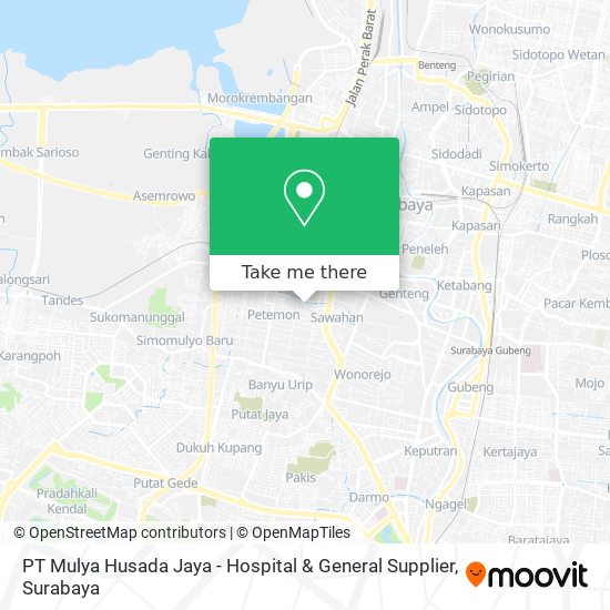 PT Mulya Husada Jaya - Hospital & General Supplier map